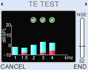 (OPTIONAL TEOAE) 
Sensitive TEOAEs 1-4kHz 