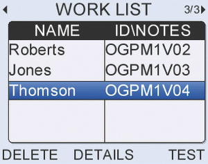 Programmable worklist and downloadable secure database
