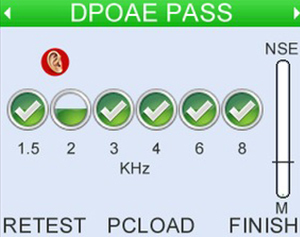 Configurable as a simple-to-use DPAOE automated screener for hearing screening applications