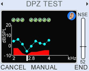 DP zoom focuses on
a specific range of
frequencies in high
resolution (up to 16 pts/oct)
to explore details