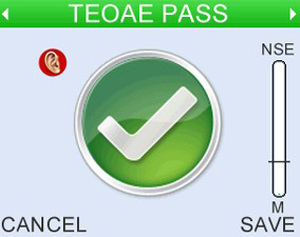 Configurable as a simple-to-use TEOAE automated screener
for hearing screening applications
