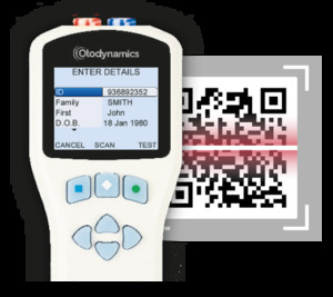 Effortlessly enter patient details via QR code scanning*, worklist or enter manually
